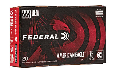 Federal American Eagle 75 gr 223 TMJ (500 Rounds)