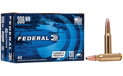 Federal American Eagle 308 Predator and Varmint JHP (200 round case)