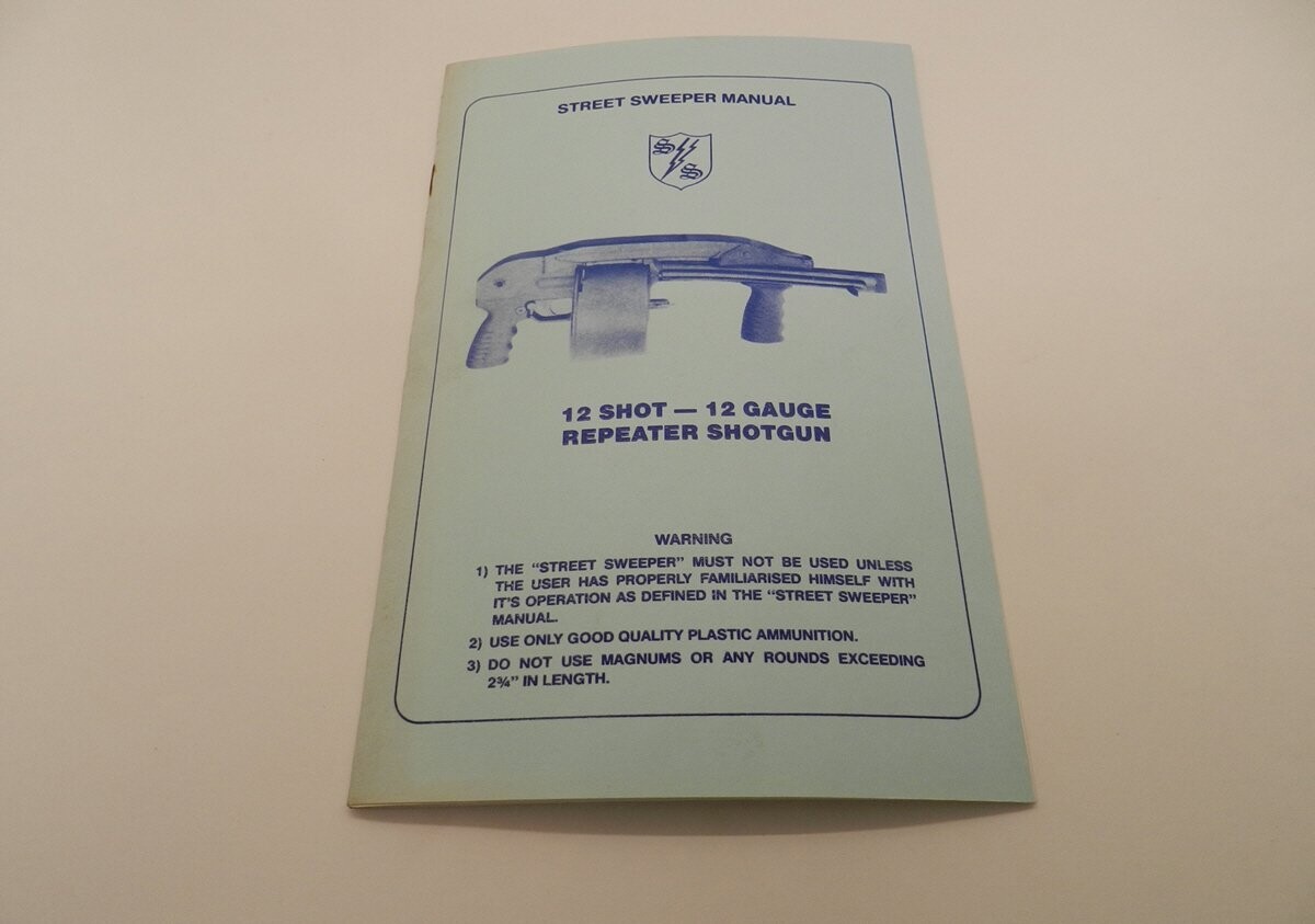 Cobray​ Street Sweeper Shotgun Factory Manual
