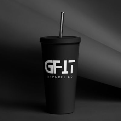 GFIT Insulated tumbler with a straw