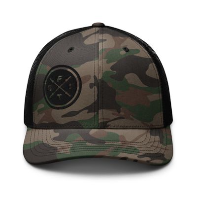 &quot;GFit RG Logo&quot; Camouflage trucker hat