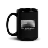 &quot;EST.2021&quot; Black Glossy Mug