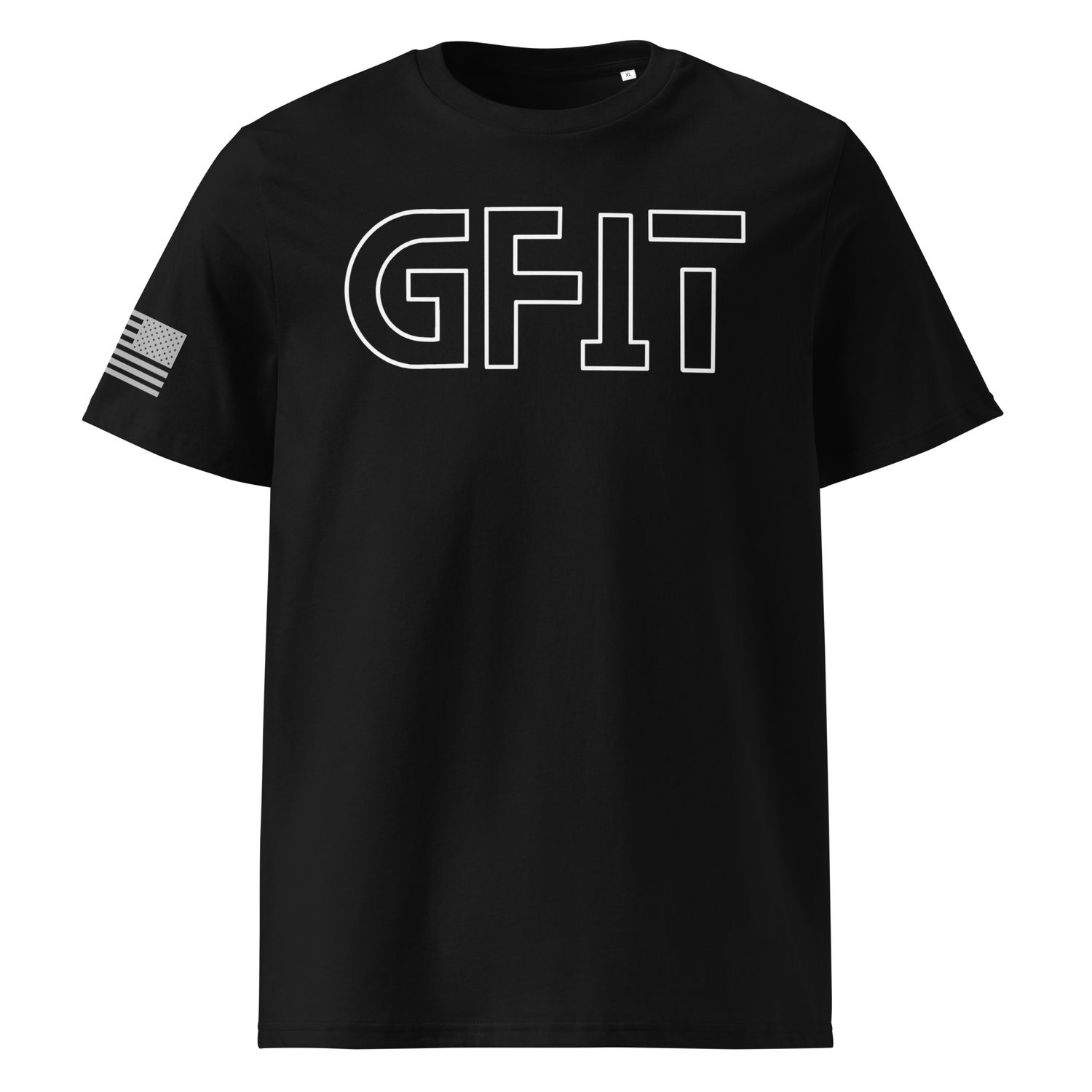 &quot;GFit Logo&quot; Unisex organic ribbed neck t-shirt