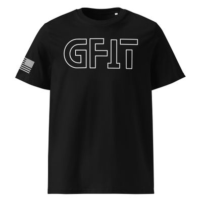 &quot;GFit Logo&quot; Unisex organic ribbed neck t-shirt