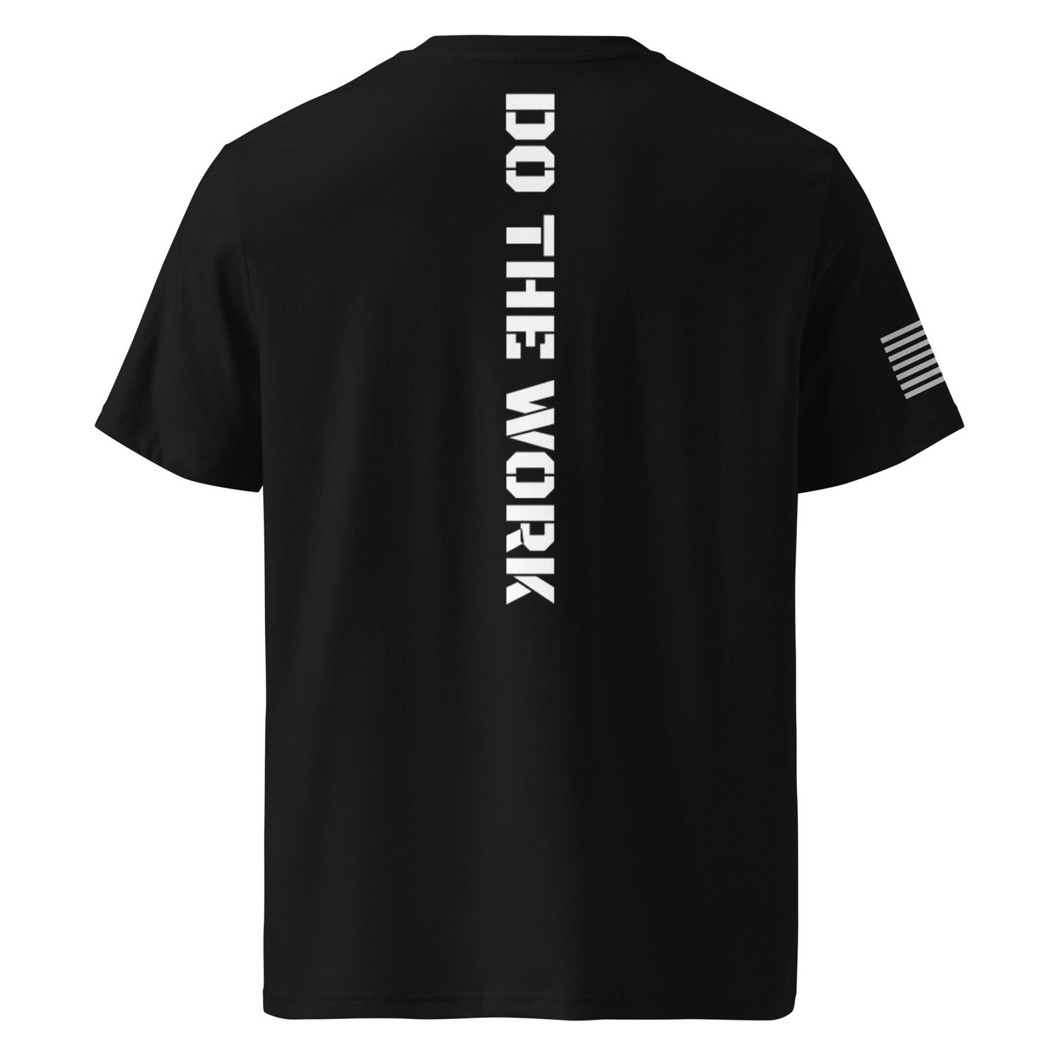 &quot;Do The Work&quot; Unisex organic ribbed neck t-shirt