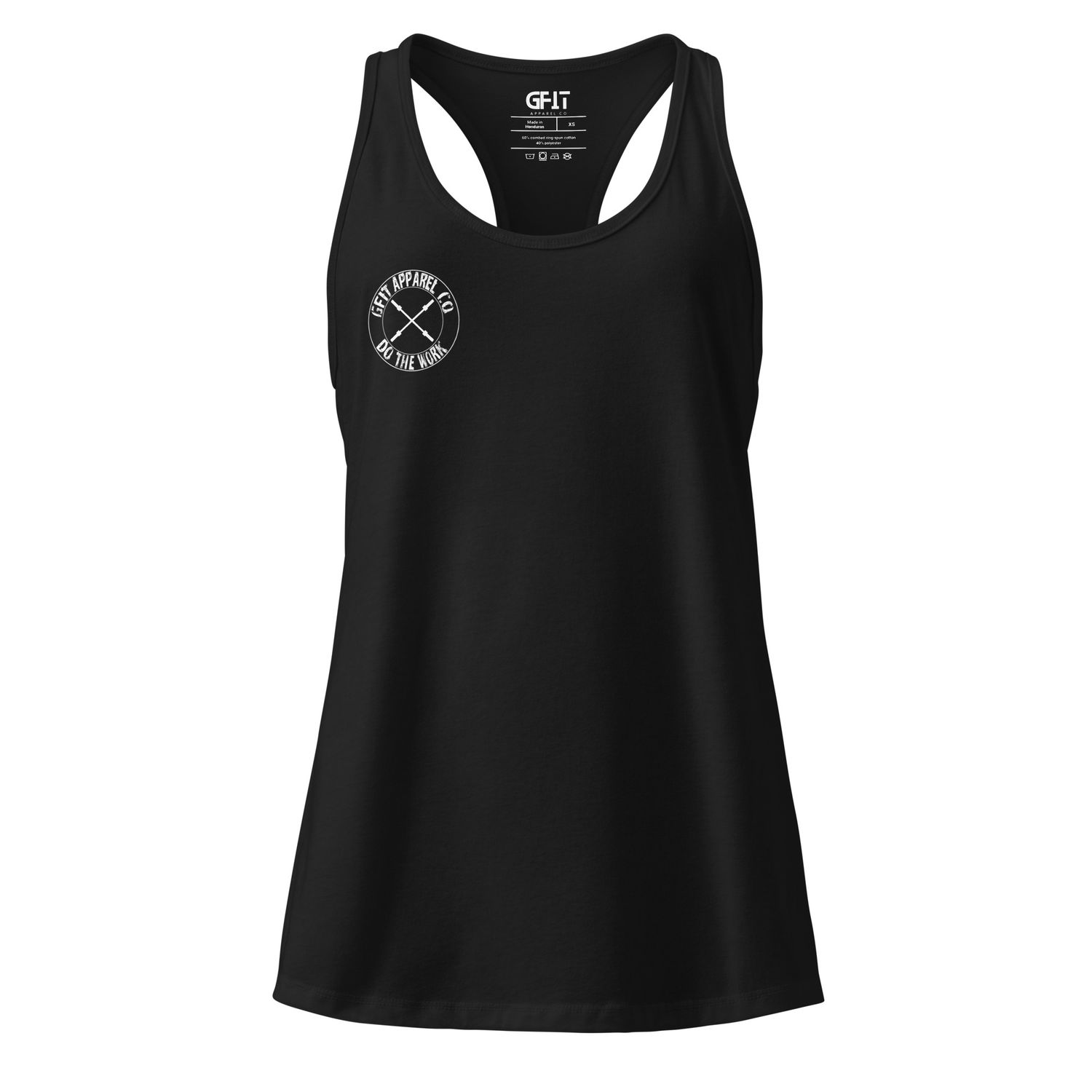 &quot;Barbell X&quot; Women’s fitted racerback tank top