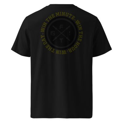 &quot;Win the Day&quot; Unisex organic ribbed neck t-shirt