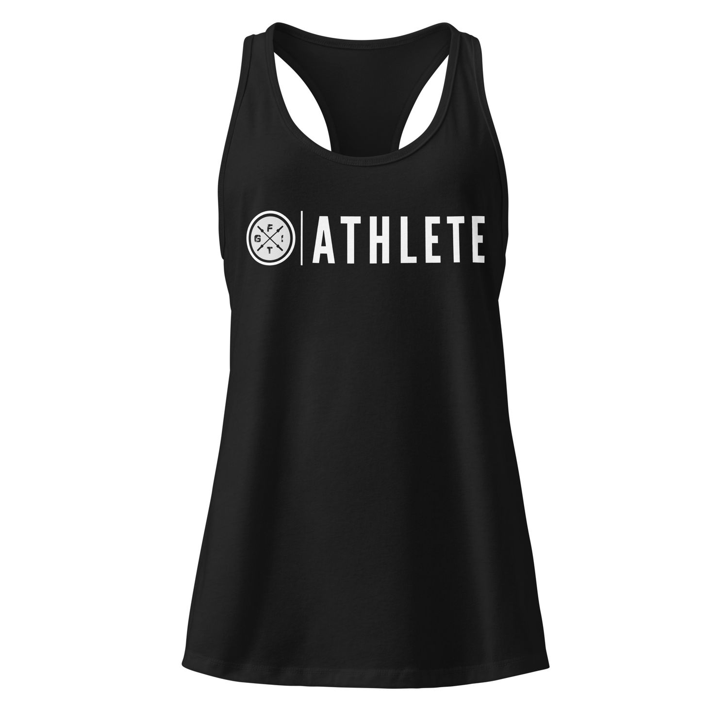 &quot;Athlete&quot; Women’s fitted racerback tank top
