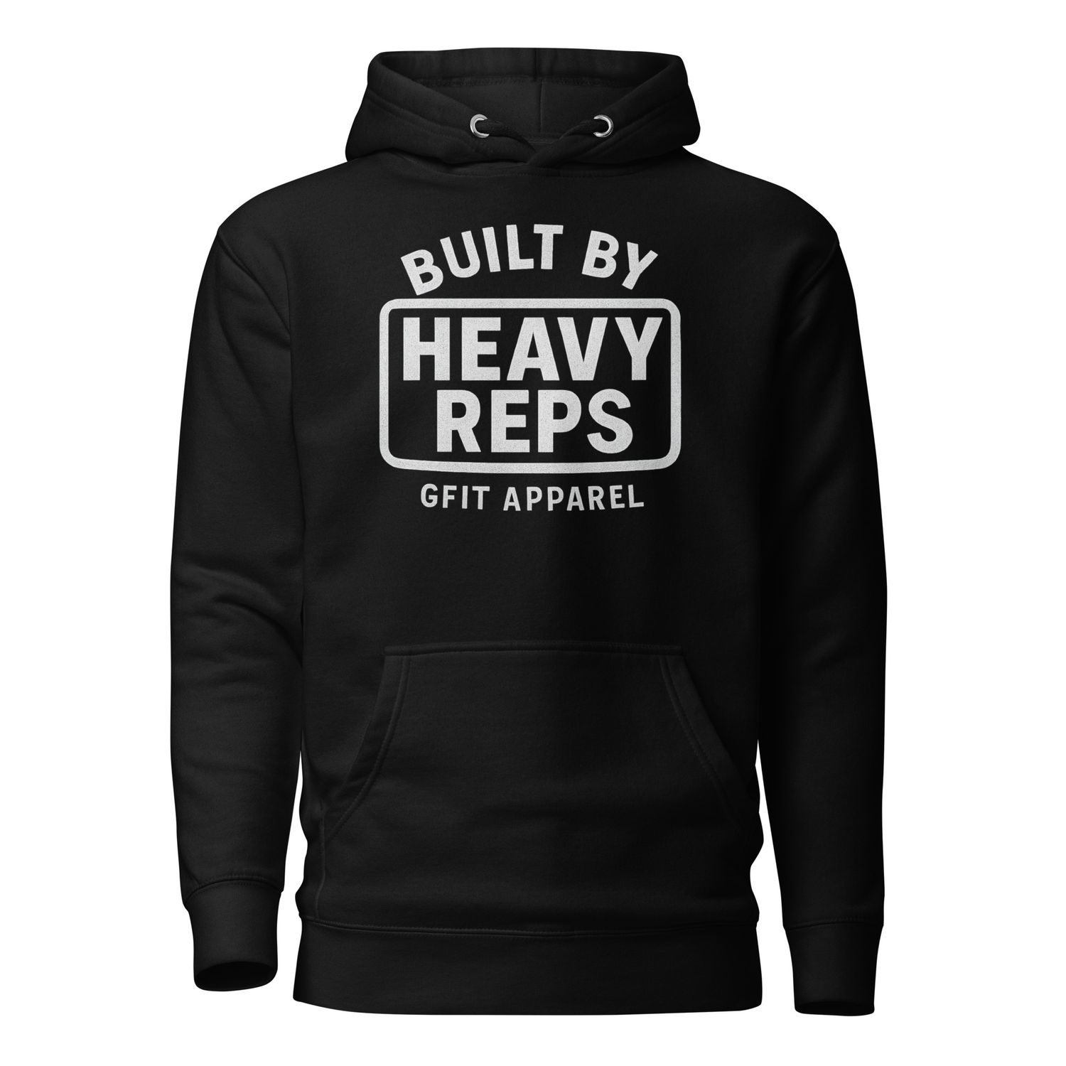 &quot;BUILT BY HEAVY REPS&quot; Unisex Premium Pullover Hoodie
