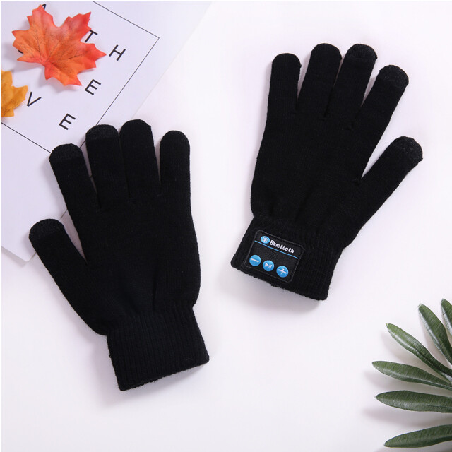 Wholesale Winter Windproof Motorcycle Knitted Bluetooth Gloves Mini