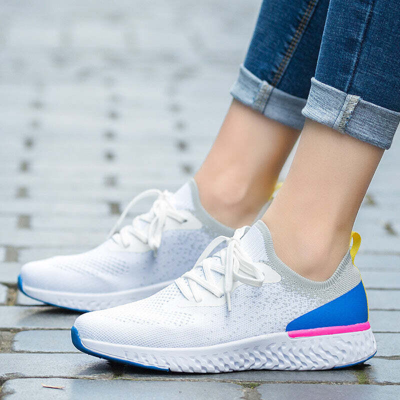 Women&#39;s Flyknit Tennis Lace-up Sneakers