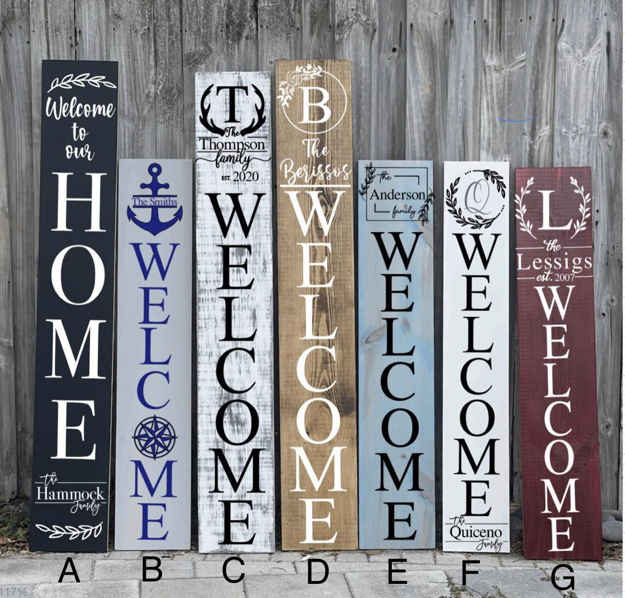 Family Porch Sign