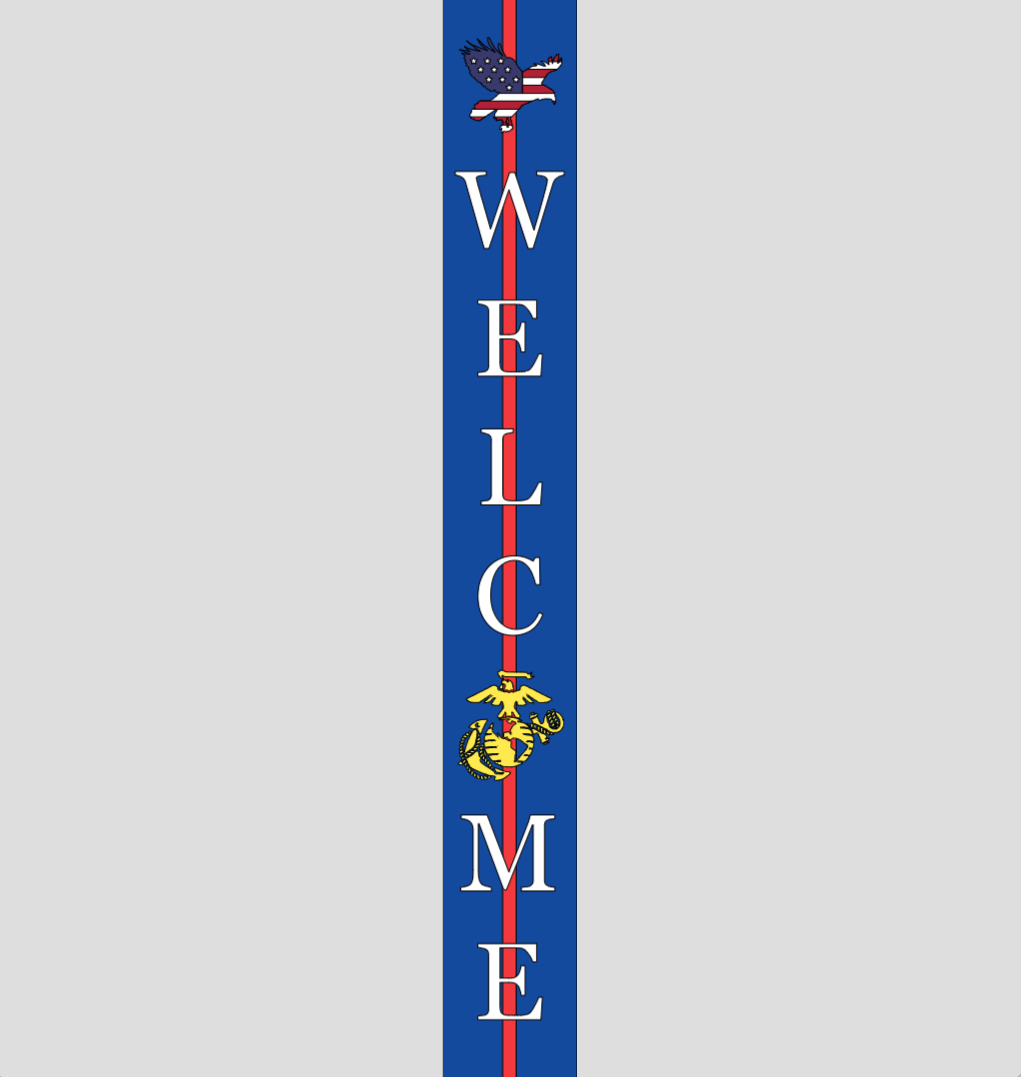 Marine Corps Porch Sign