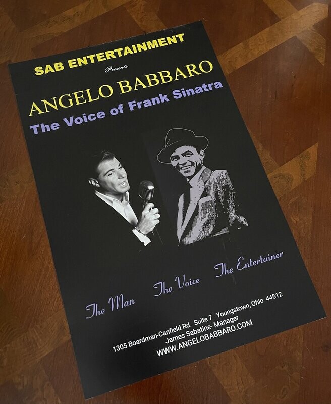Autographed Poster of Angelo Babbaro 11 x17
