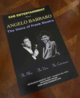 Autographed Poster of Angelo Babbaro 11 x17