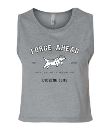 Ruck with Remmi!  Women's Crop Tank
