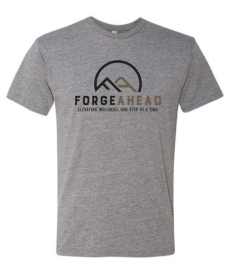 NEW LOGO - Elevating Wellness T (Grey)