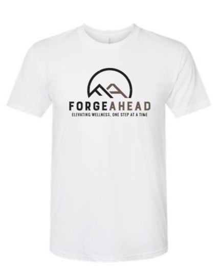 NEW LOGO - Elevating Wellness T (White)