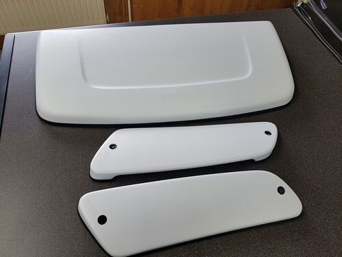 MOTORHAUBE HUTZE + "C" SEULEN ABDEKUNG LADA 4x4 NIVA URBAN PICKUP, Farbe Weiß