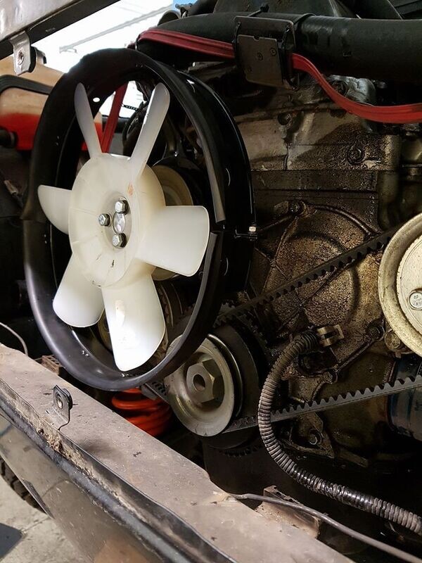 Manuelle Zusatz Lüfter für Motor Kühlung inkl.Adapter Lada 2121 / 2131 / 4x4 /Taiga /Urban / Pickup/Legend