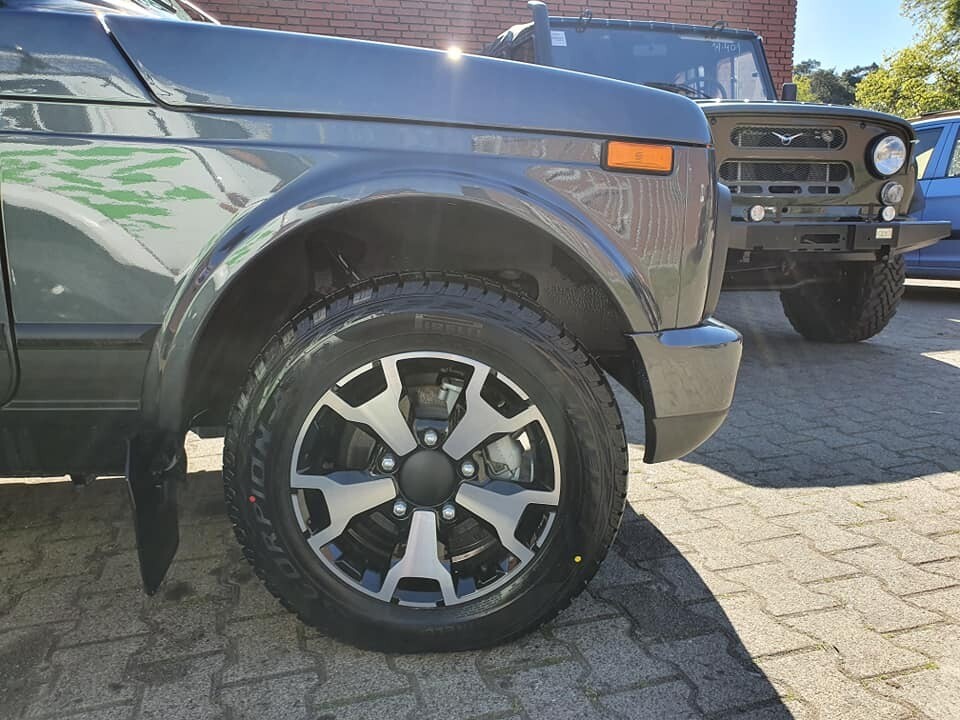 4x ALU-FELGE 5.5J x16 ET 40 LADA URBAN 4X4 -"Grizzly"