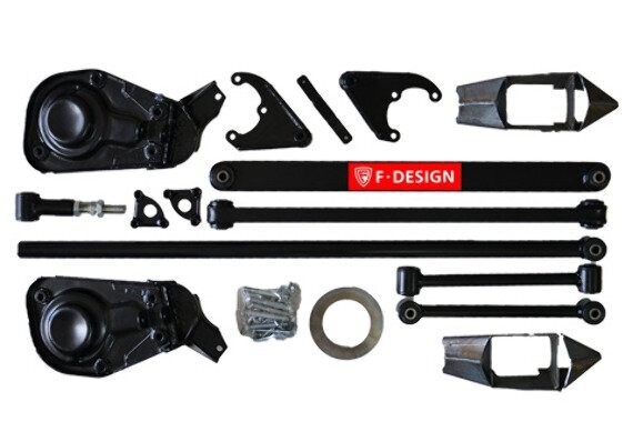 Höherlegungssatz  von F-Design +4cm , für Lada Niva ab 2010