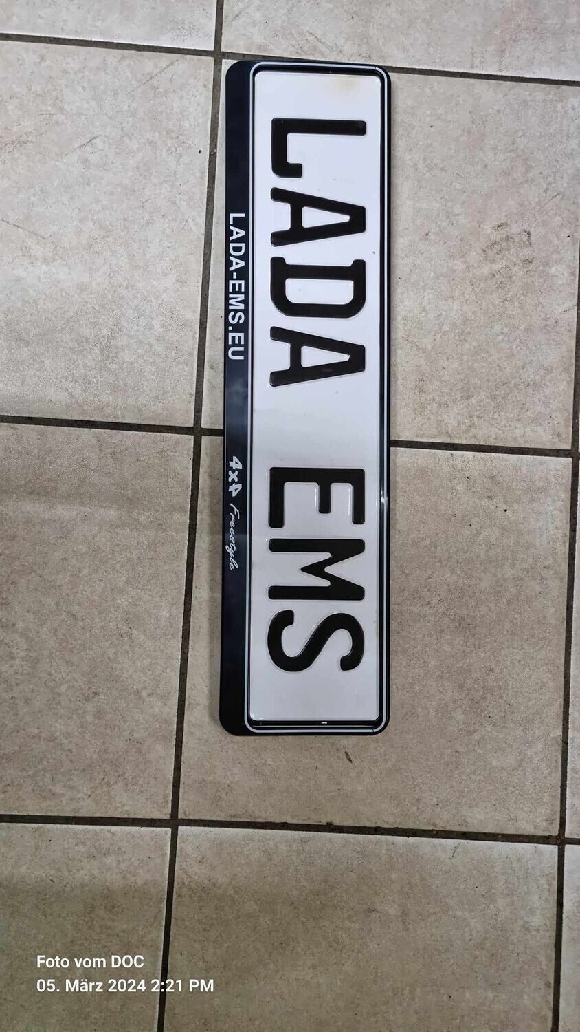 1x Kennzeichenhalter von Seitz