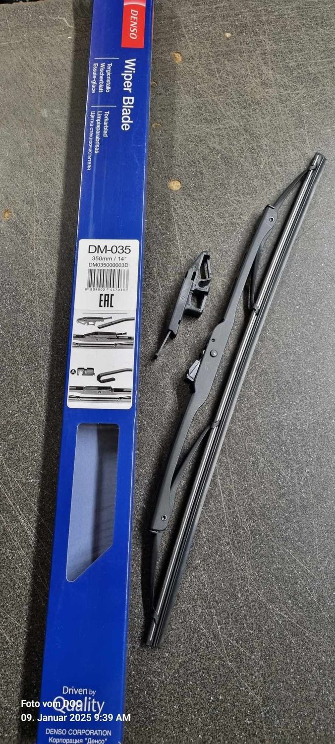 1x Scheibenwischerblatt 350mm universal für alle NIva vorne  ,Denso Wiper Blade