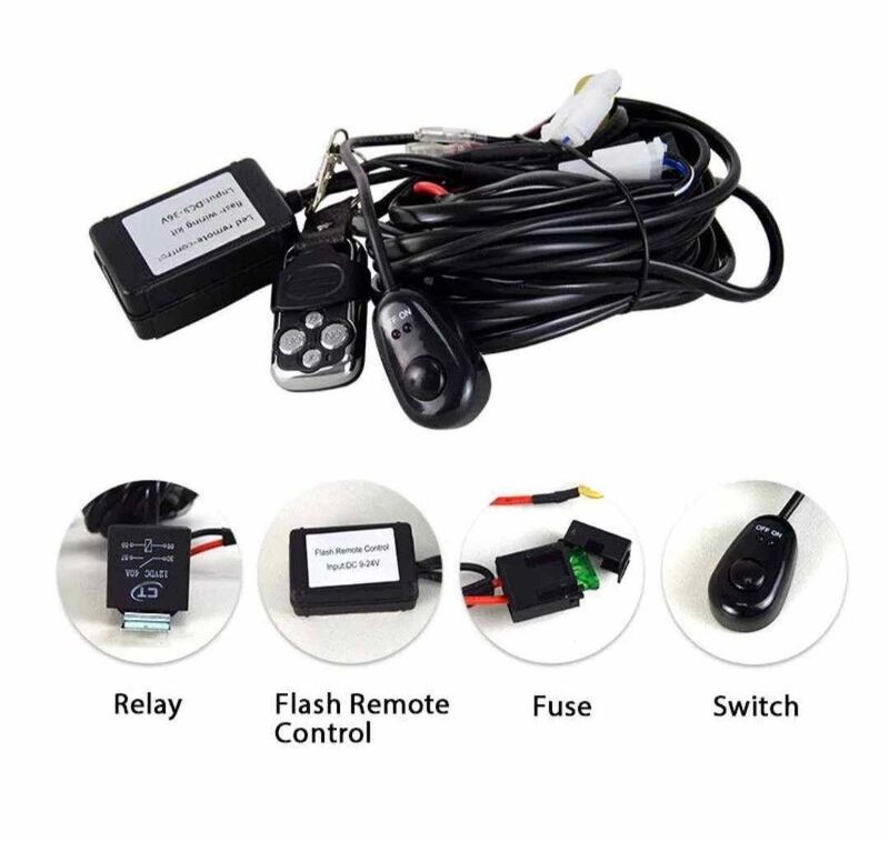 Fernbedienung  mit Blitz funktion, 12V 40A  für LED Arbeitsscheinwerfer oder Lightbar