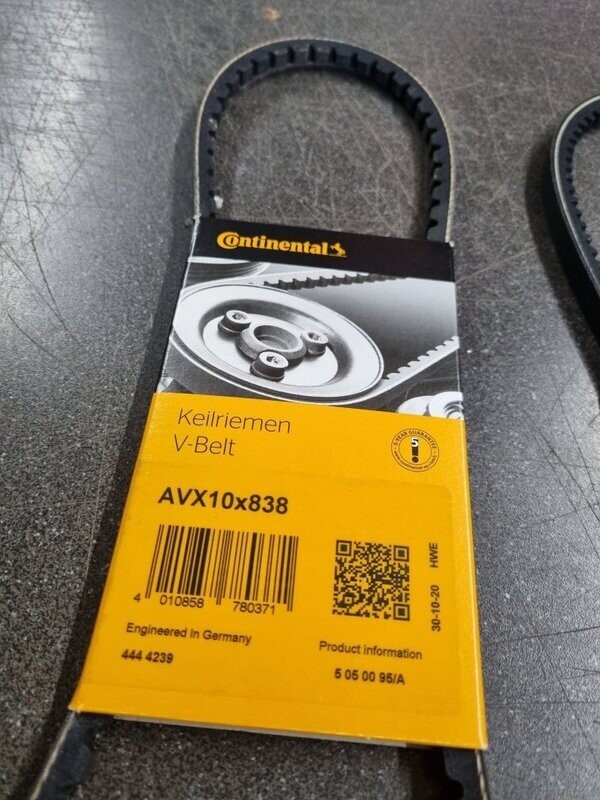 Keilriemen AVX 10x 838,  für Lada Niva alle sorten ab ca. 2012,  Servolenkung