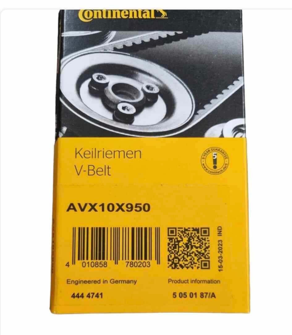 1x Keilriemen  10x 950 von Continental,  für Lada Niva alle sorten ,  Servolenkung oder  Lichtmaschine