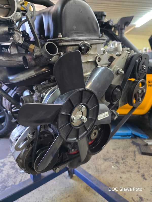 KLIMAANLAGE!  Zusatz Lüfter für Motor Kühlung inkl.Adapter Lada 2121 / 2131 / 4x4 /Taiga /Urban / Pickup/Legend