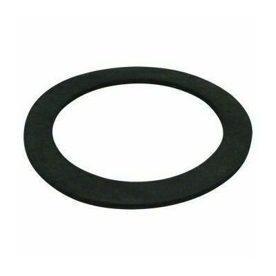 Neumann black round thin rubber washer part 576563 shown against a white background 