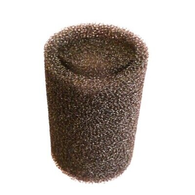 Neumann grey cylindrical foam shaped insert for mic grill and capsule KM104 on a white background 
