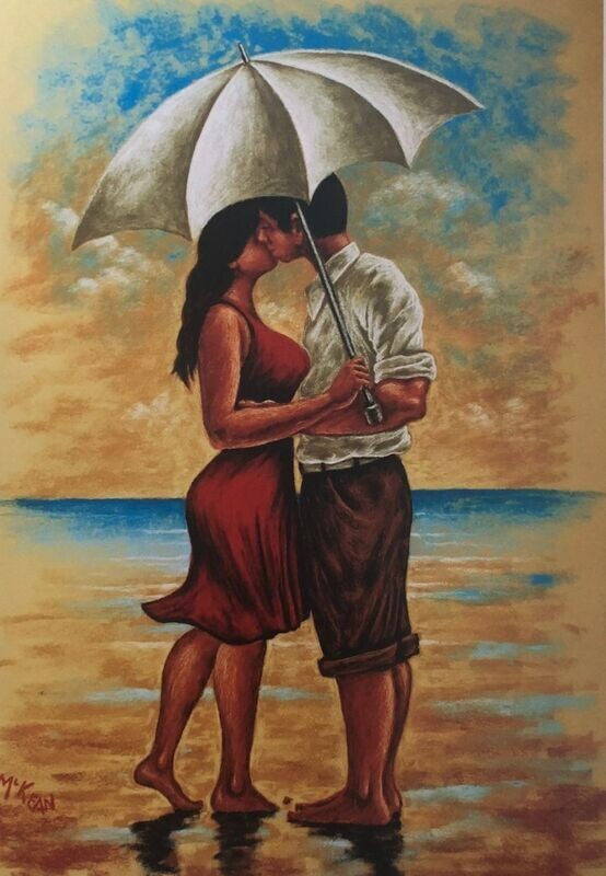 Lovers on the Beach by Graham McKean