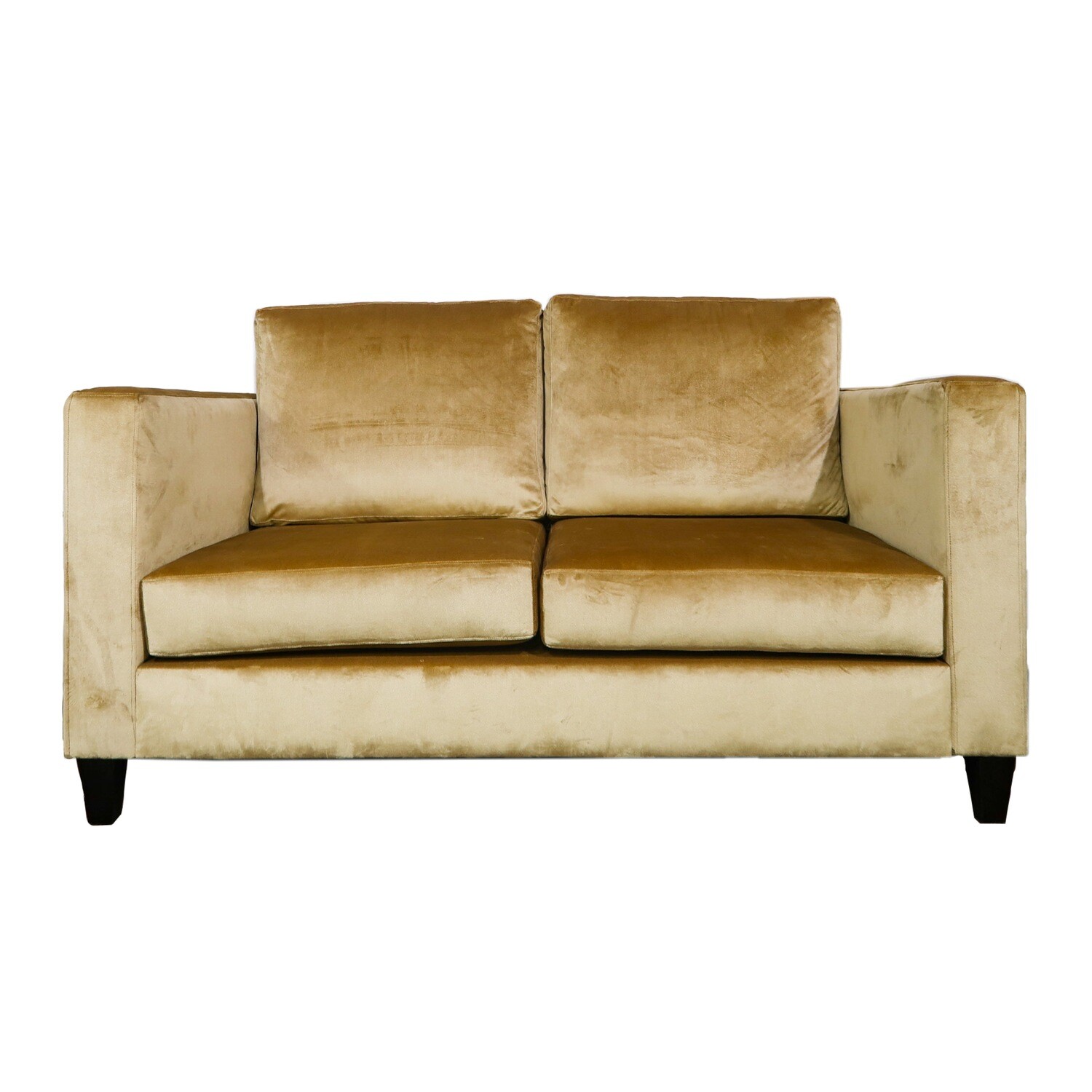 Gold Velour Couch