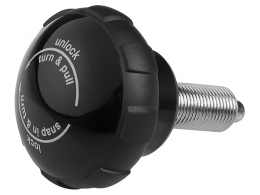 Pop Pin for vertical adjustment
