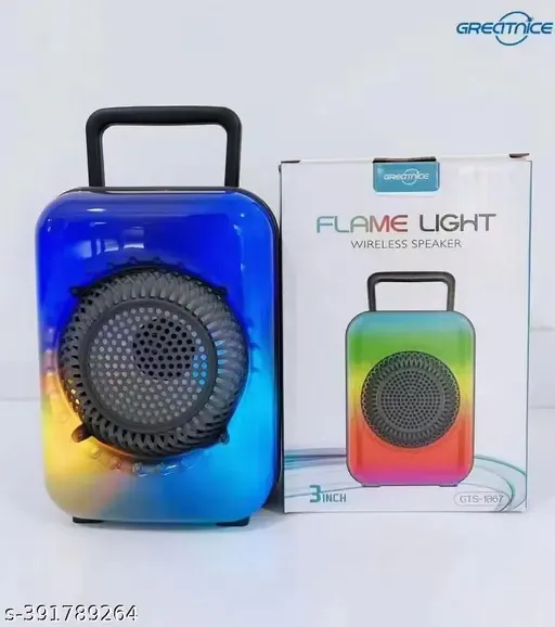 Innofino Flame Light Wirless Speaker with Microphone
