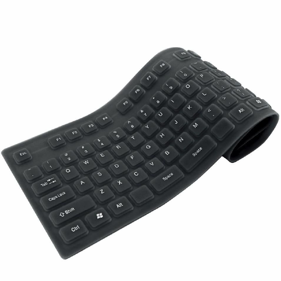 Flexible Roll-Up Silicone Keyboard