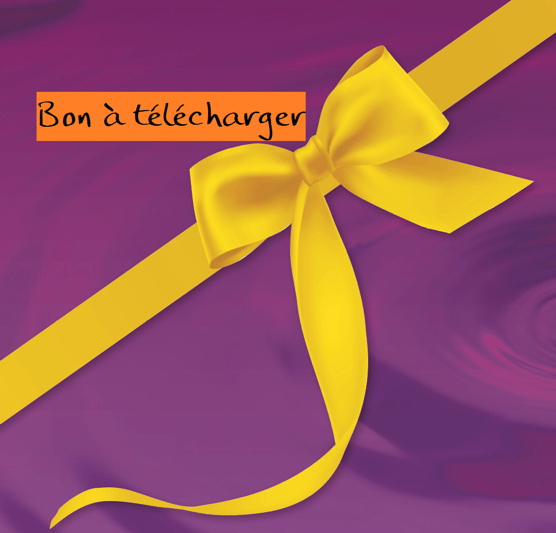 Bon Cadeau (à télécharger) - 1h de massage Corps entier au choix