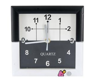 4GB Quartz Clock + Body Camera Sensor
