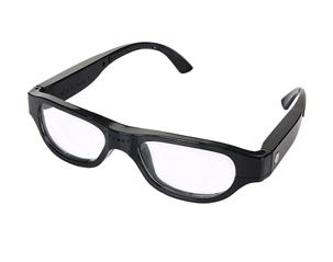 HD Digital Camera Eyewear Glasses (Black)