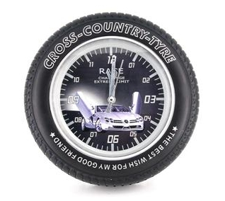 Tire Clock 4GB Spy Camera (Black)