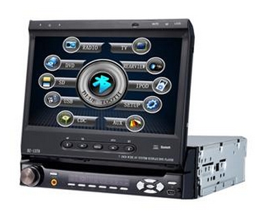 1 Din 7&quot; Touch Screen Car DVD Player