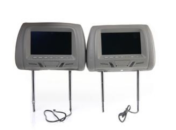 7&quot; Headrest LCD Color Monitor (Grey)