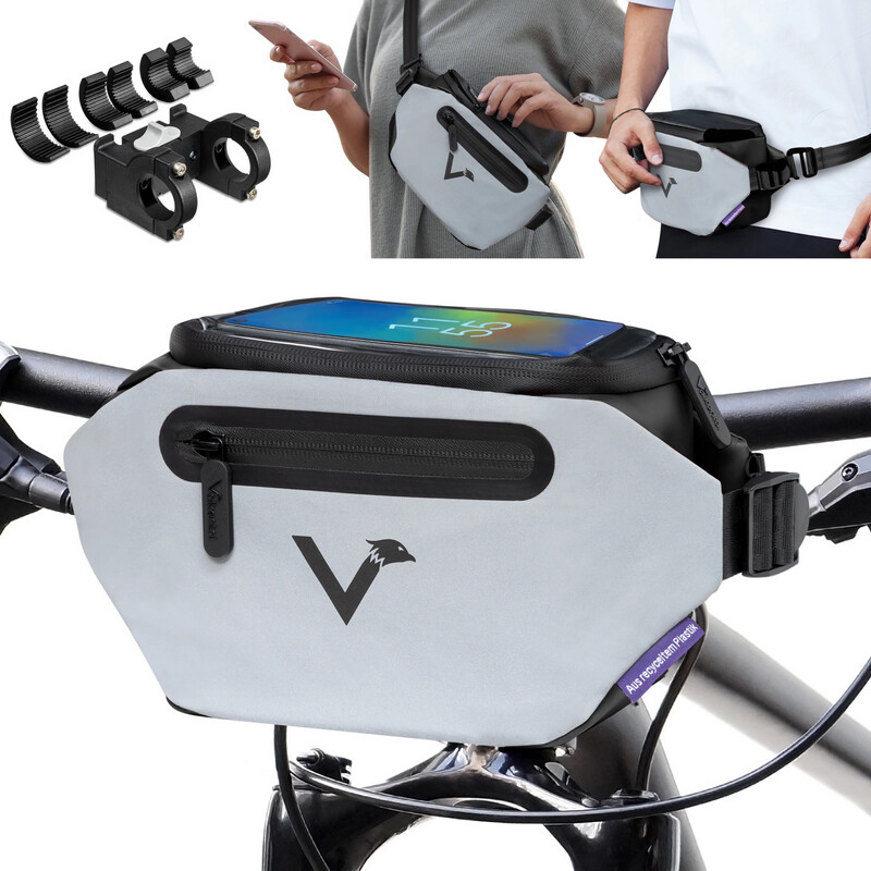 Valkental 3 in 1 City Bag - Handlebar Bag