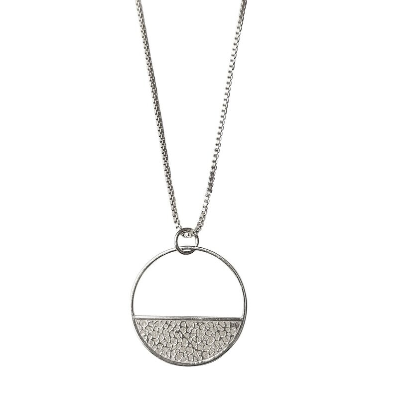 CRACKLING Kette Silber