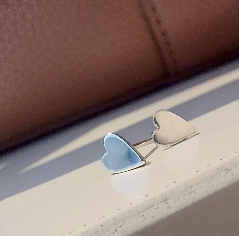 HAPPY HEART Ohrstecker Silber
