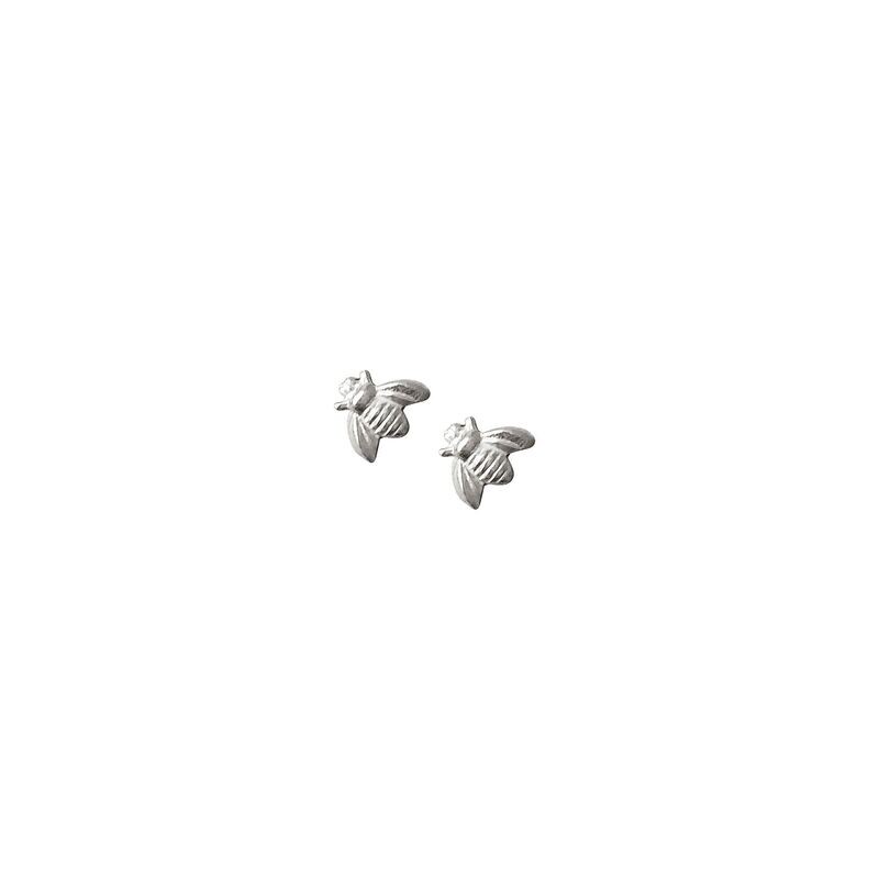HAPPY BEE Ohrstecker Silber