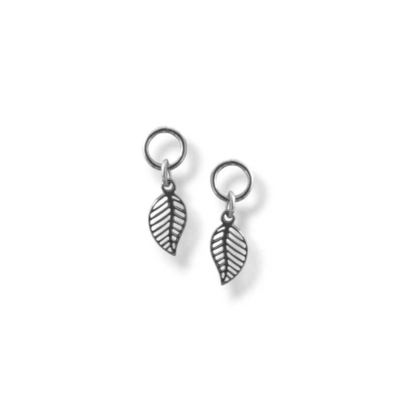 WAVY LEAF Ohrringe Silber